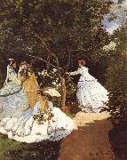 Claude Monet Femmes au jardin Women in the Garden Frauen im Gaten china oil painting reproduction